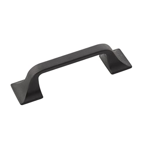 【中古】【未使用・未開封品】Hickory Hardware H076700-BI-10B Forge Collection プル 3インチ穴センター センターからセンター ブラックアイロン 10個