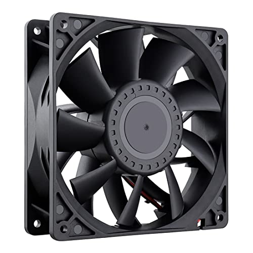 【中古】【未当て嵌める・未開封品】GDSTIME 140粍 高静圧冷却気違い 2いの一番 140x140x38粍 DC 12V ラジエーターヒートシンク用ボールベアリング。