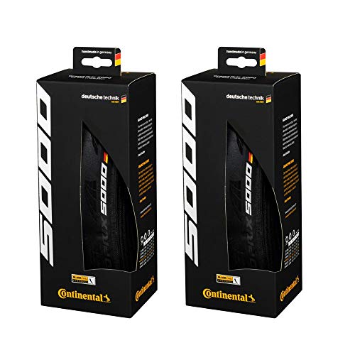 【中古】【未使用・未開封品】Continental(コンチネンタル) レーシングバイクタイヤ GP 5000 700x25C ブラック 2本セット 折りたたみ 0101624