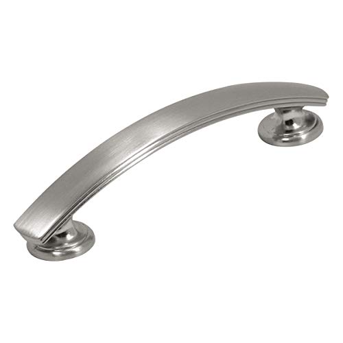 【中古】【未当て嵌める・未開封品】Hickory Hardware P2141-SN-10B アメリカンダイナーコレクション 引っ張ること 3-3/4in (96粍) 穴の真っただ中から真っただ中へ 繻子Ｎｉ 各10個