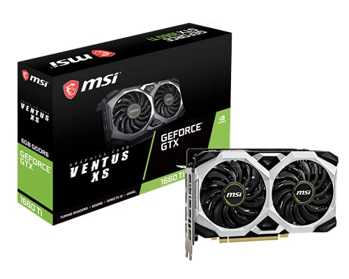 【中古】【未当てはめる・未開封品】MSI NVIDIA GeForce GTX 1660 Ti Ventus XS 6GB GDDR6 HDMI/3DisplayPort PCI-Express 録画媒体歌留多