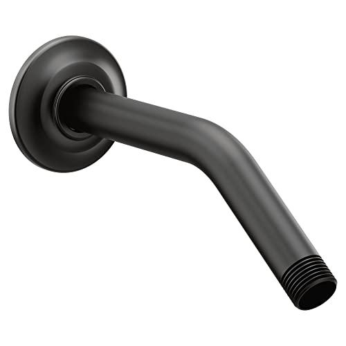 【中古】【未当て嵌める・未開封品】Moen つや消し黒いこと 8in シャワー手とフランジ S122BL
