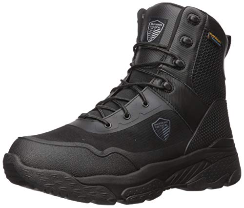 【中古】【未当て嵌める・未開封品】Skechers Work Markan-77515 Men\u0027s Boot 14 D(M) US Black その他-靴
