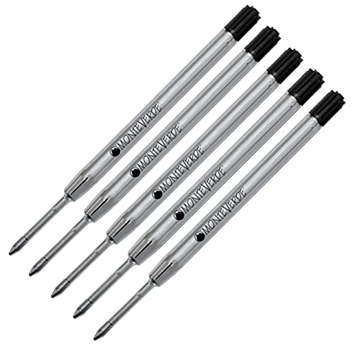 【中古】【未使用・未開封品】Monteverde P13ボールペンリフィル 5本 Parkerボールペン用 中字 バルクパック ブラック｜AJIMURA-SHOP