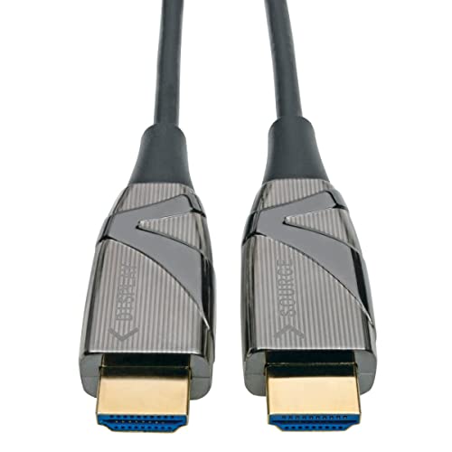 【中古】【未当て嵌める・未開封品】Tripp Lite グラスファイバーHDMI 2.0 (活動的HDMI有線テレビ)、ハイスピードHDMI有線テレビ、4K、60サイクル、4:4、18Gbps、5m(16フート)黒いこと(P568-