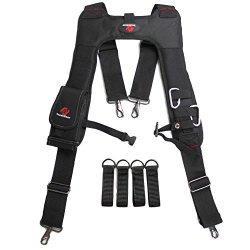 【中古】【未使用・未開封品】TradeGear 電工用4ポイントサスペンダーハーネス ? 快適性と耐久性を追求したデザイン ? すべての電気技師ツールに最適