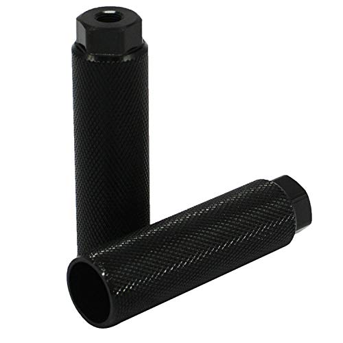 【中古】【未当て嵌める・未開封品】OUTLETNY バイクペグ 3/8in - 26歯 軽銀アロイバイクペグ 上滑り御仕舞いフットペダル BMXペグ リアアクスルスタントペグ 2個 スポーツ・アウトドア-自転車用パーツ-自転車・サイクリング
