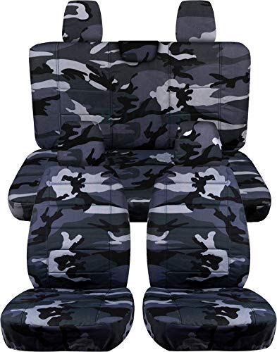 【中古】【未使用・未開封品】Totally Covers 2018-2019 ジープラングラー JL 迷彩柄シートカバー 迷彩柄 - フルセット: フロント&リア (19種類のプリント) 2ドア/4ドア ソリ