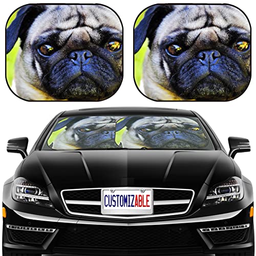 【中古】【未使用・未開封品】MSD 車用サンシェード フロントガラス用サンシェード ユニバーサルフィット 2個パック 日差しをブロック 紫外線と熱 車の内装を保護 画像ID：210 15,176円