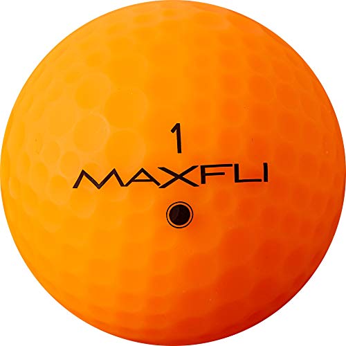 【中古】【未使用・未開封品】Maxfli StraightFli マット オレンジ ゴルフボール