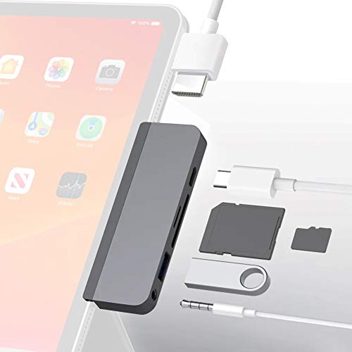 【中古】【未使用・未開封品】HyperDrive USB C ハブ Type C 6ポートハブ 4K60Hz HDMI出力 PD給電 USB3.0 ウルトラスリム ポート ハイスピード 高速データ転送 MicroSD/SDカー