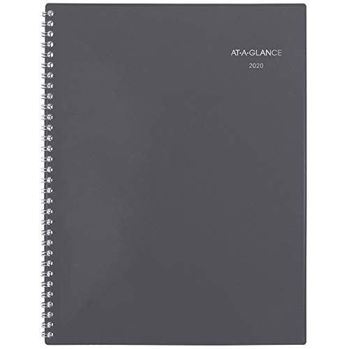 【中古】【未当て嵌める・未開封品】AT-A-GLANCE 2020 マンスリー計画者 DayMinder 8-1/2in x 11in L 薄墨色 (GC47007)