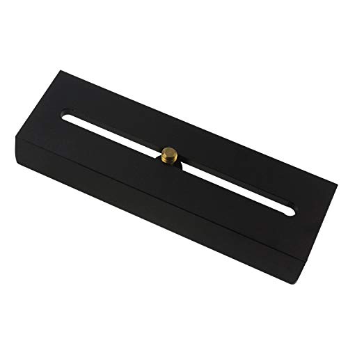【中古】【未使用・未開封品】Alstar ショートフルアルミニウムプリズムレール ネジ付き 長さ120mm