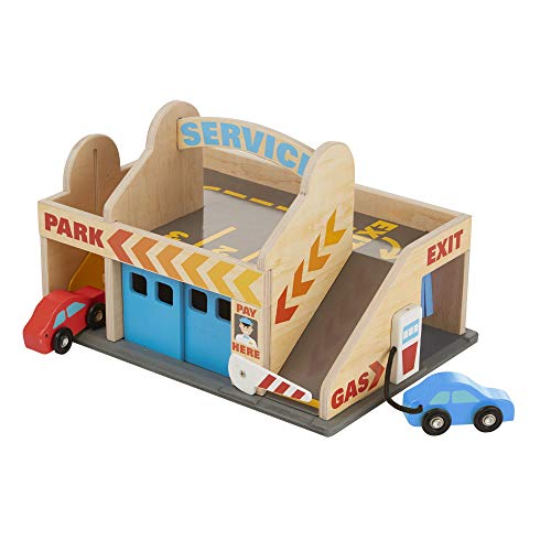 【中古】【未使用・未開封品】Melissa & Doug サービスステーション パーキングガレージ 6点 (Eコマースパッケージ)｜AJIMURA-SHOP