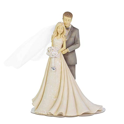 【中古】【未使用・未開封品】ENESCO Wedding Cake Topper 6004961