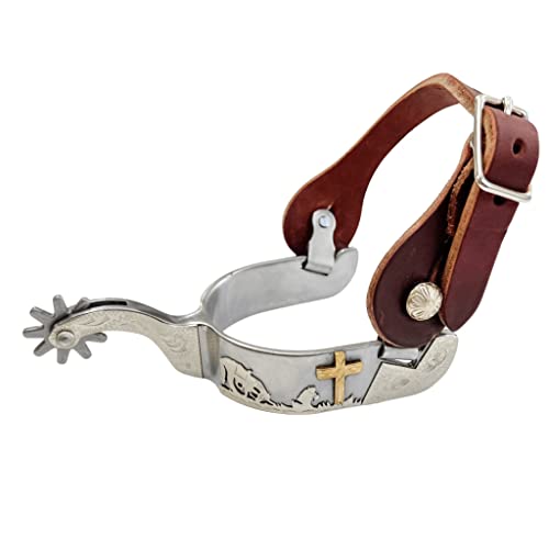 【中古】【未当て嵌める・未開封品】AJ Tack Wholesale Sweet Iron Praying Cowboys Spurs Package - メンズ