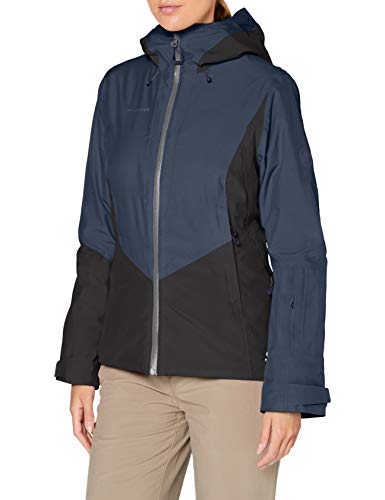 【中古】【未当て嵌める・未開封品】Mammut Casanna HS Thermo Hooded Women\u0027s Jacket peacoat/black S