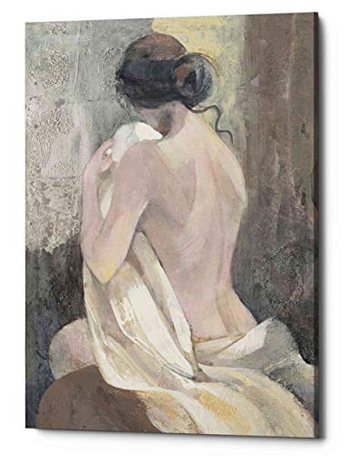 【中古】【未当てはめる・未開封品】Albena Hristova作 Epic Graffiti After The Bath II\u0027 ジークレー 帆布 ウォール工芸 45.72糎 x 66.04糎、薄墨色