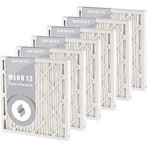 【中古】【未使用・未開封品】SpiroPure 16X20X4 MERV 11 プリーツエアフィルター - 米国製 (6パック) 16\