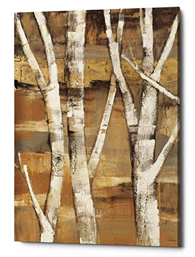 【中古】【未使用・未開封品】Albena HristovaによるEpic Graffiti 'Wandering Through The Birches I' ジークレー キャンバス ウォールアート 18" x 26" ブラウン EPIC-CA182｜AJIMURA-SHOP