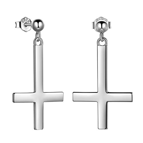 【中古】【未使用・未開封品】Besilver クロスダングルスタッドピアス ボーイフレンド 男性 女性 ユニセックス ジュエリー ギフト 母の日 誕生日 記念日 FE0073W