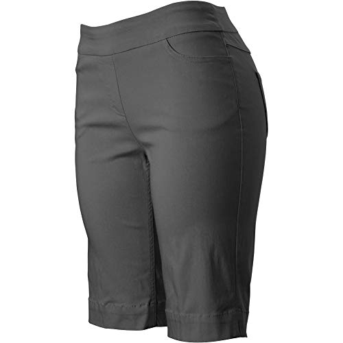 【中古】【未当て嵌める・未開封品】SLIM-SATION レディース ゴルフ広広としたダンス楽隊 プルオンショーツ 写実的隠し付き添い人 12 赤銅色