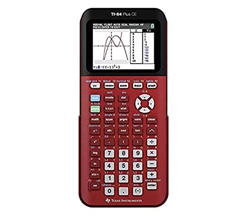 【中古】【未当てはめる・未開封品】Ti-84 Plus CE 色合いグラフ記録1価関数計算器 赤いこと