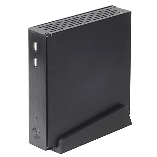 【中古】【未使用・未開封品】SilverStone Technology アルミニウムトップカバー/スチールボディ 薄型 Mini-Itx メディアセンター/HTPCケース PT13B-USA (SST-PT13B-USA)|AJIMURA-SHOP