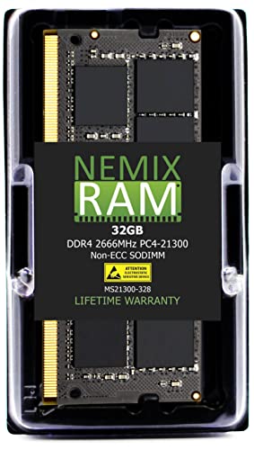 【中古】【未当て嵌める・未開封品】NEMIX ランダムアクセス記憶装置 32GB (1x32GB) DDR4 2666 パソコン4-21300 SODIMM 万覚え帳パソコン用記憶装置 ランダムアクセス記憶装置 PC用メモリ-PCパーツ-増設メモリ