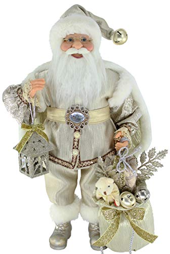 【中古】【未使用・未開封品】Windy Hill Collection 16インチ 立っているシャンパンサンタクロース クリスマスフィギュア 装飾 169050