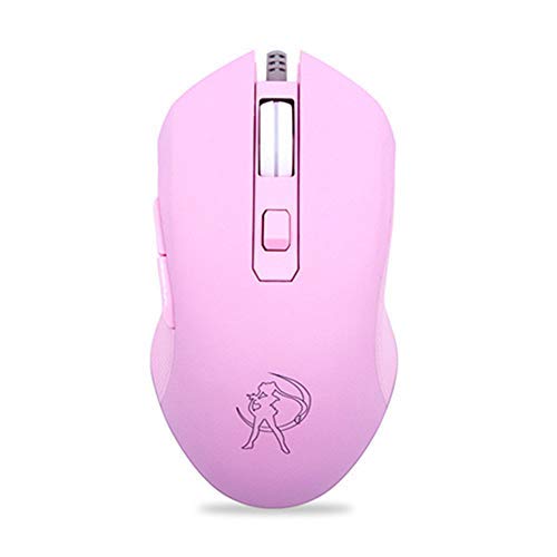 【中古】【未使用・未開封品】Gaming Mouse Silent Click, 7 Colors Backlit Optical Game Mice Ergonomic USB Wired with 2400 DPI and 6 Buttons 4 Shooting for PC Compute|AJIMURA-SHOP