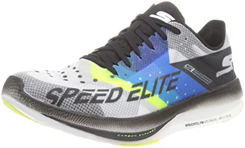 【中古】【未当て嵌める・未開封品】Skechers Men\u0027s GOrun Speed Elite Hyper Shoe (12) Black/Blue