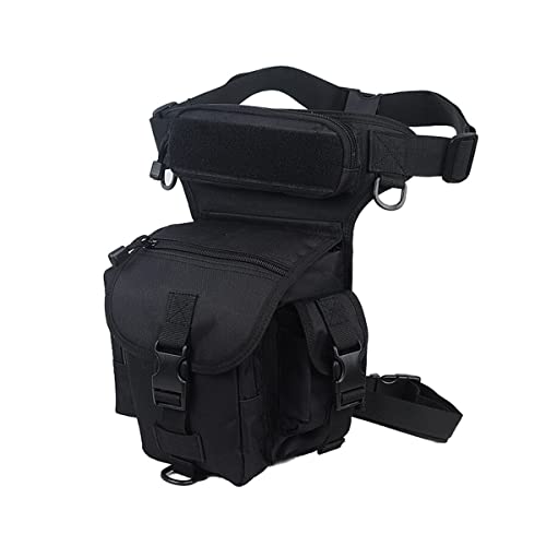 【中古】【未使用・未開封品】BraveHawk OUTDOORS ドロップレッグバッグ 900D タクティカル 防水 MOLLE スポーツ バイク バッグ ポーチ 乗馬 サイクリング 釣り用