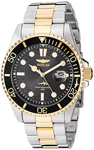 【中古】【未当て嵌める・未開封品】Invicta Men\u0027s Pro Diver Quartz Watch with Stainless Steel Strap, Two Tone, 22 (Model: 30023)