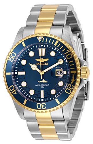 【中古】【未使用・未開封品】Invicta Men's Pro Diver Quartz Watch with Stainless Steel Strap, Two Tone, 22 (Model: 30021)