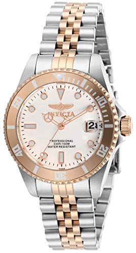 【中古】【未使用・未開封品】Invicta Women's Pro Diver 29193 Silver Brass Plated Stainless-Steel Japanese Quartz Diving Watch