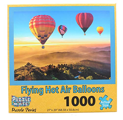 【中古】【未使用・未開封品】空飛ぶ熱気球パズル 1000ピース 27インチ x 20インチ|AJIMURA-SHOP