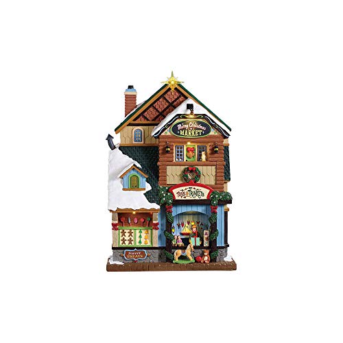 【中古】【未使用・未開封品】Lemax Village Collection メリークリスマスマーケット #95471|AJIMURA-SHOP