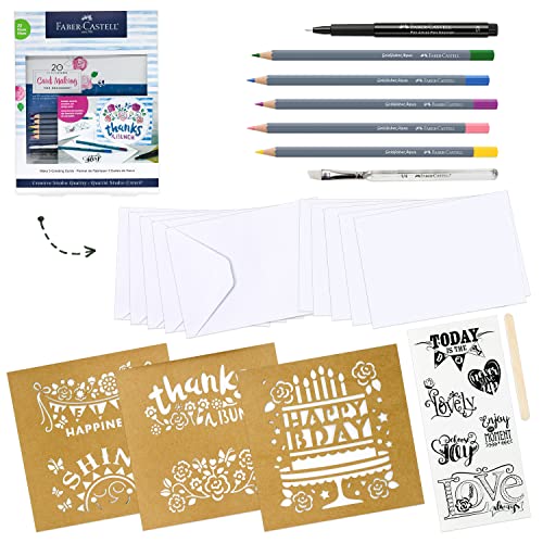 【中古】【未使用・未開封品】Faber-Castell 20分スタジオカードメイキング 初心者用 ? 自分でDIYグリーティングカードを作成 水彩画付き｜AJIMURA-SHOP