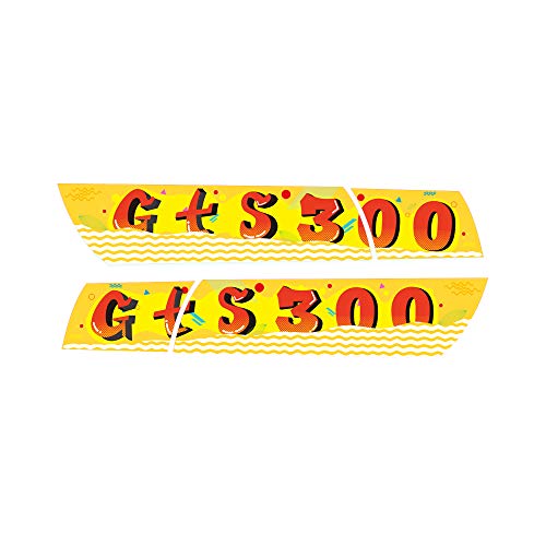 【中古】【未使用・未開封品】PRO-KODASKIN オートバイ ボディステッカー デカール エンブレム GTS300 2018用 (イエロー)|AJIMURA-SHOP