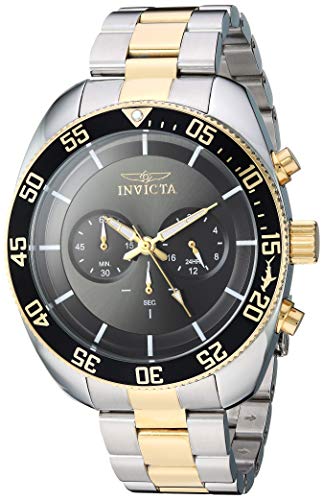 【中古】【未当て嵌める・未開封品】Invicta Men\u0027s Pro Diver Quartz Watch with Stainless Steel Strap, Two Tone, 24 (Model: 30058)
