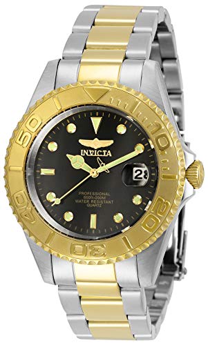 【中古】【未当てはめる・未開封品】Invicta Men\u0027s Pro Diver Steel Bracelet \u0026 Case Quartz Black Dial Analog Watch 29941
