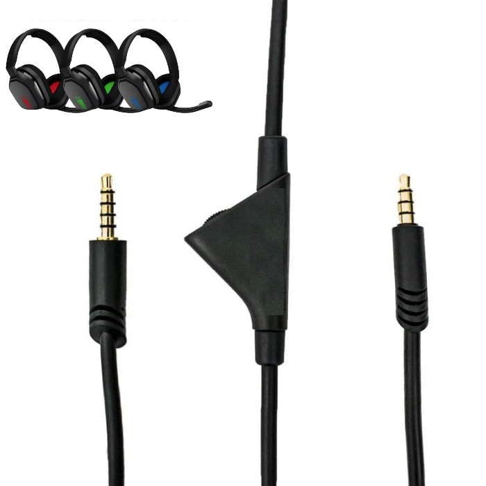 【中古】【未使用・未開封品】Astro 2.0M A10 Volume Control Cable Cord (Original Astro Cable, No Mute Function) Plus ienza Mic Foam Accessory Bundle