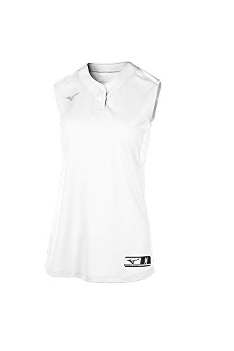 【中古】【未使用・未開封品】Mizuno Aerolite 2ボタン ファストピッチ ソフトボール ジャージ ノースリーブ Adult Large