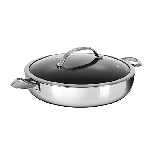 【中古】【未使用・未開封品】SCANPAN(スキャンパン) 両手鍋 シルバー 直径32cm HaptIQ シェフパン 32cm 6001113200