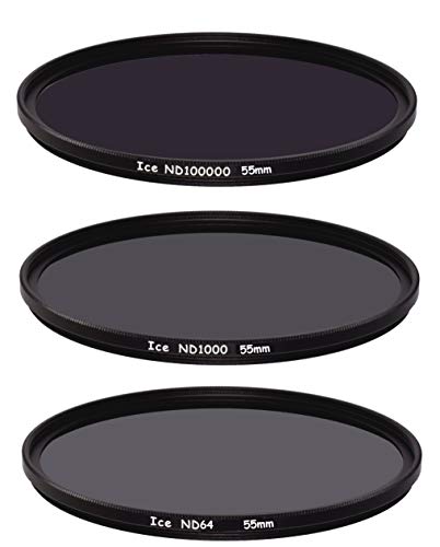 【中古】【未使用・未開封品】ICE Extreme ND フィルターセット 55mm ND10000 ND1000 ND64 ニュートラル密度 55 16.5 10 6ストップ光学ガラス