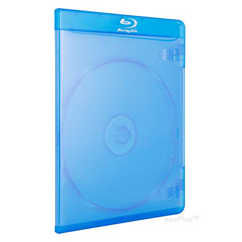 【中古】【未当てはめる・未開封品】AcePlus ブルーレイケース 100個 6粍 か細い伝達ルート シングル ラップアラウンドクリアスリーブ付き添い人