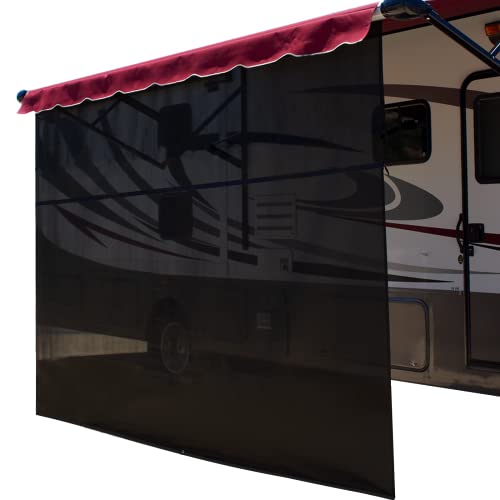 【中古】【未使用・未開封品】Shade Pro ビスタシェード RVオーニング用 85%の遮光効果 ソーラーメッシュ 17 x 10 ブラック 91XXxx.YE