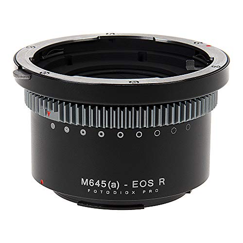 【中古】【未使用・未開封品】Fotodiox Pro Lens Mount Adapter Compatible with Mamiya 645 (M645) Mount AF/AF-D Lenses to Canon RF-Mount Camera