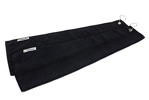 【中古】【未使用・未開封品】Clothlete フック&グロメット マイクロファイバー ゴルフバッグ タオル 2パック ブラック｜AJIMURA-SHOP 10,804円